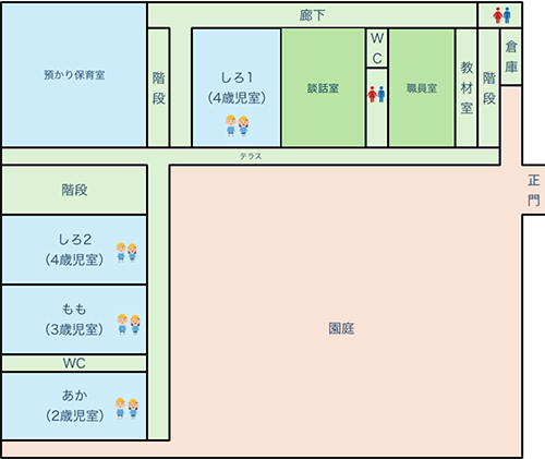 画図幼稚園1F間取り図