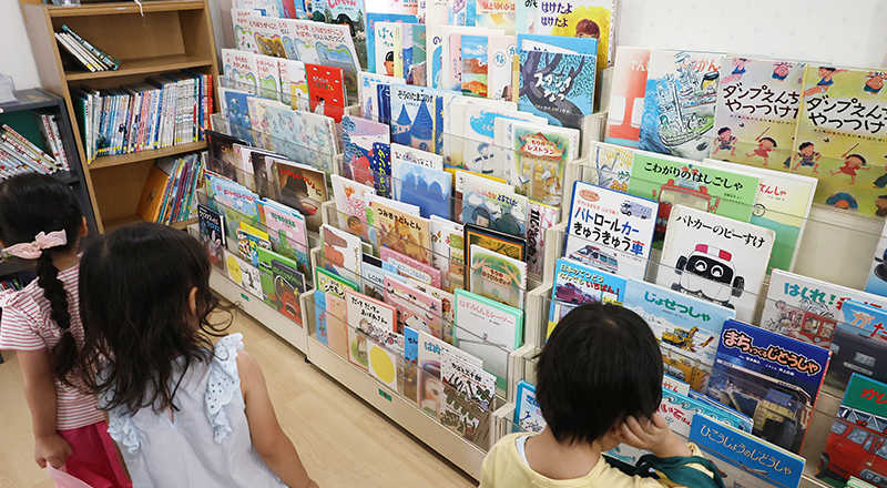 絵本貸し出しの画像